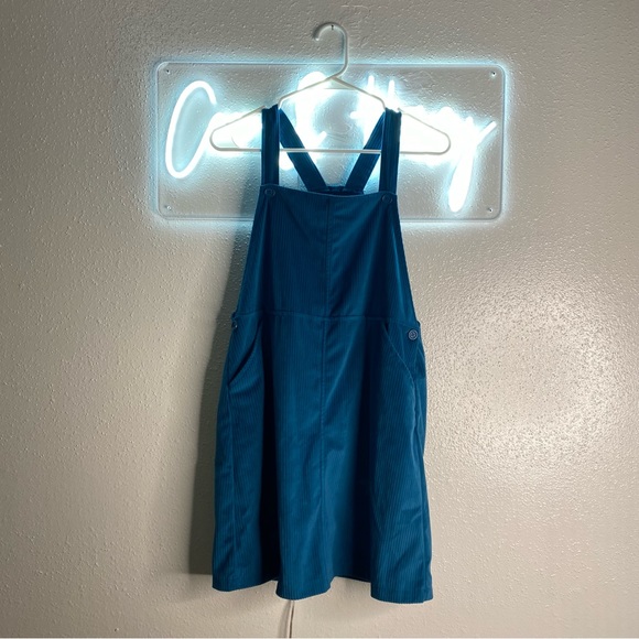 Velvet/Suade Blue jumper/dress - Picture 2 of 10